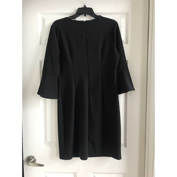 Tacera Black Bell Sleeve Dress - Picture 2 of 2